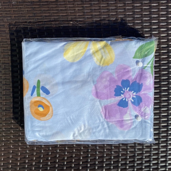 100% Cotton Queen Duvet Cover set 3Pcs Comforter Cover Pillowcases Floral Soft - Picture 5 of 5